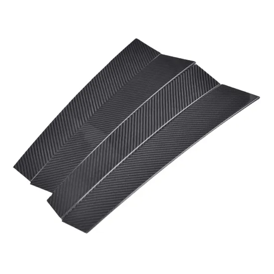 Dry Carbon B-Pillars Protective Trims for Porsche Panamera 970 (2014-2016) - 4PCS Add-On Style