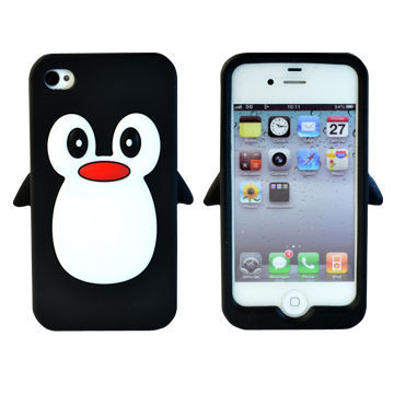 Silicone Case for iPhone with Cute Design