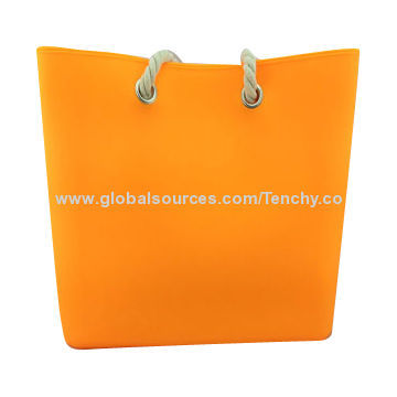 Fashionable Design Lady's Silicone Beach BagNew