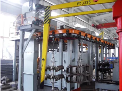 Track Shot Blasting Machine Dingtai Not Antai