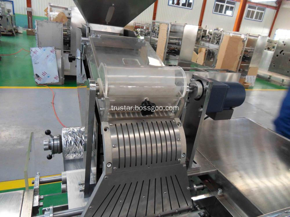 feeding system of stripping packing machine