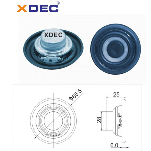 52mm neodymium full range speaker 8ohm 8w
