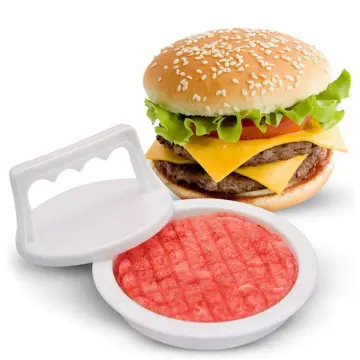 1Pcs Kitchen Round Shape Hamburger Press Hamburger Meat Beef Grill Burger Press Patty Maker Mold Kitchen Meat Mold Tools