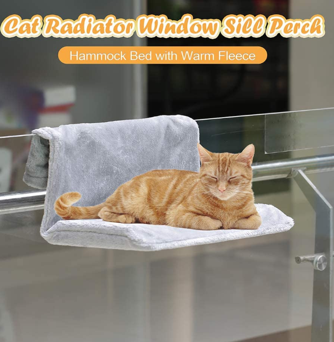 Cat Hanging Radiator Bed