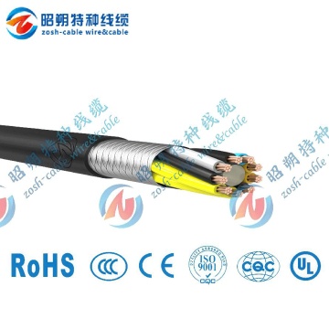 Cable de cadena de arrastre flexible con ciclos de doblado de 8 m