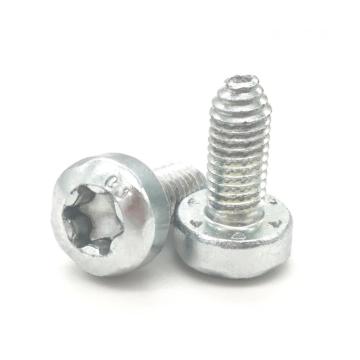 Torx 원통형 머리 삼각형 치아 M5-0.8*12 나사