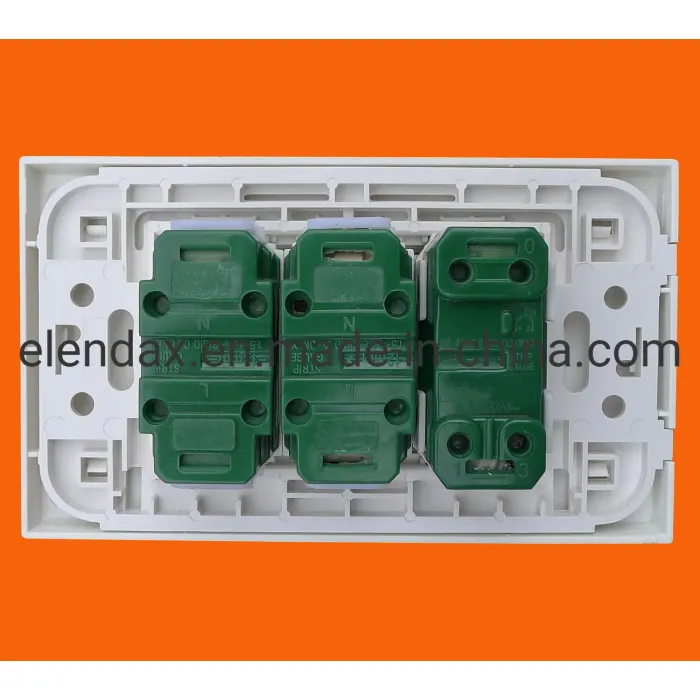 Toma de corriente eléctrica de pared de 16A y 250V