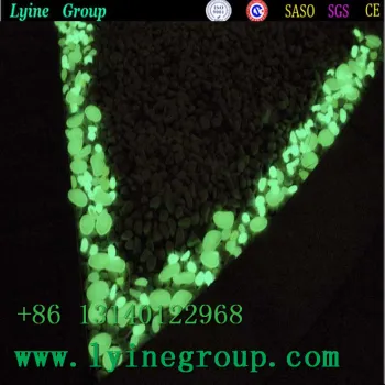 100g Pebbles Stones Glow in the Dark Home Garden Walkway Aquarium Fish Tank A
