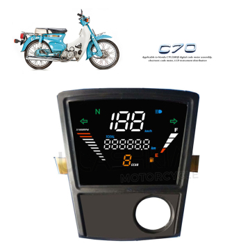 Honda C70 GB0J Dijital Kod Ölçer Montajı ve LCD Enstrüman Dağıtım
