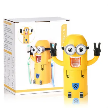 Minions children automatic Toothpaste dispenser despicable me