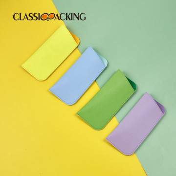 Candy Color PVC Leather Eyewear Packaging - Customized Sunglass Bags