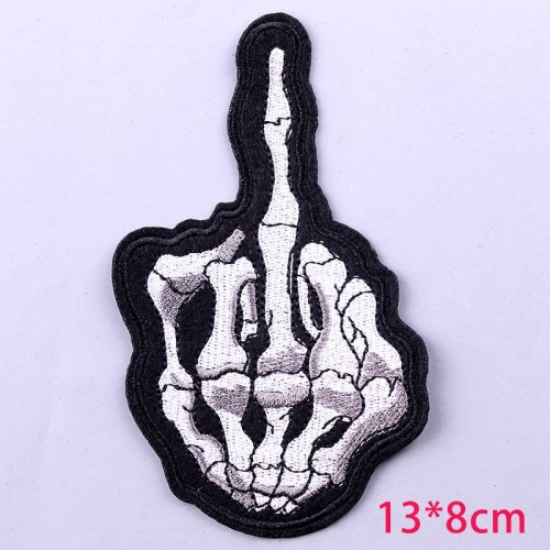 Rock Embroidery Patches Clothing DIY Iron On Patches