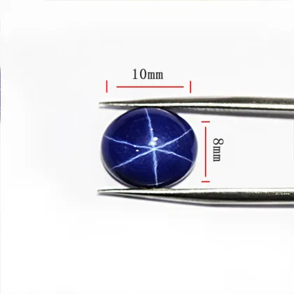 Synthetic Star Sapphire Oval Loose Stone Synthetic Sapphire