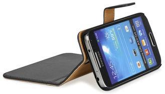 Leather Wallet Stand Design Case for Samsung Galaxy S4 mini