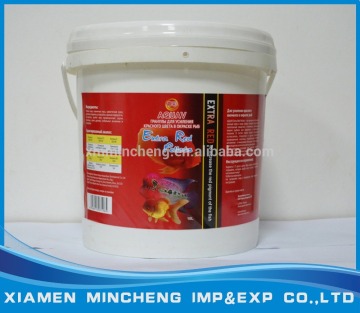 High nutrition fish pellets extra red pellet in 10L bucket