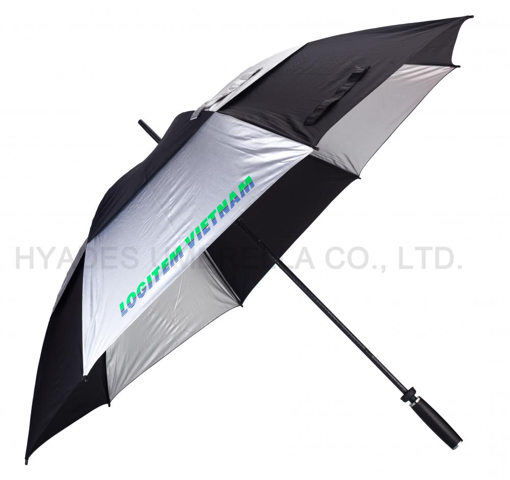 Parapluie de golf coupe-vent double couche de 30 &quot;