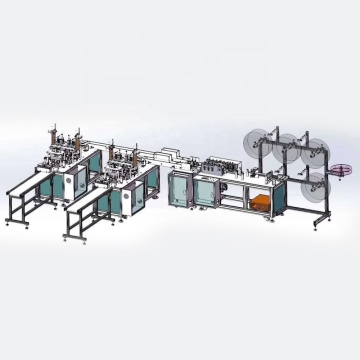 3D Non Woven Earloop Mask Making Machine for Facial Surgical Disposable N95 Respirators