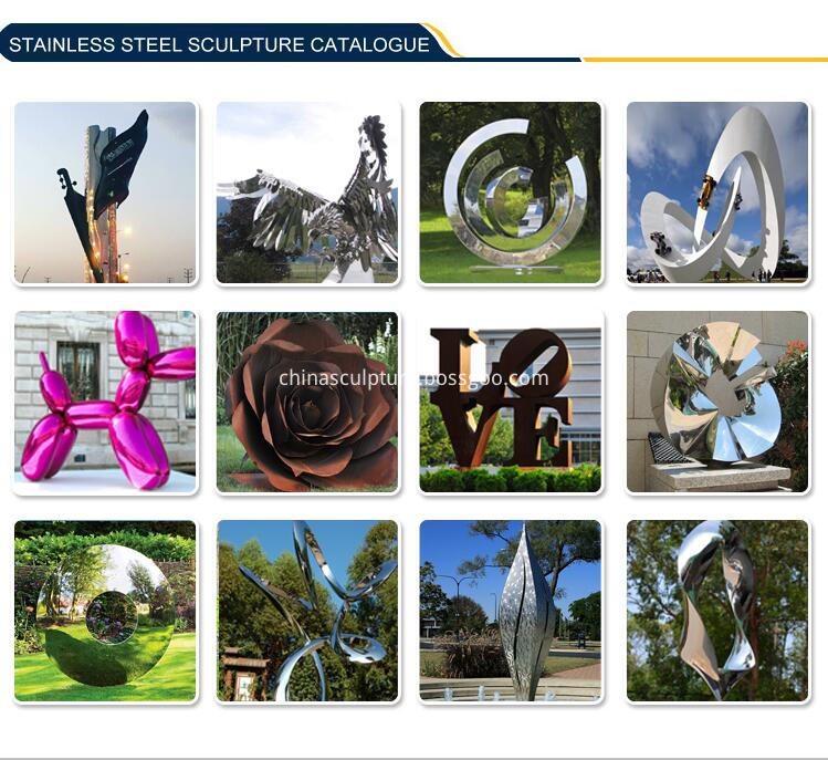 Stainless Steel Garden Sculpture