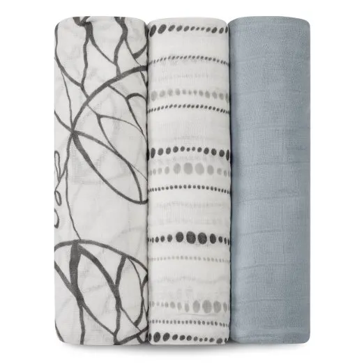 3-Pack Baby Blanket Wholesale Gauze Muslin Swaddle Blanket