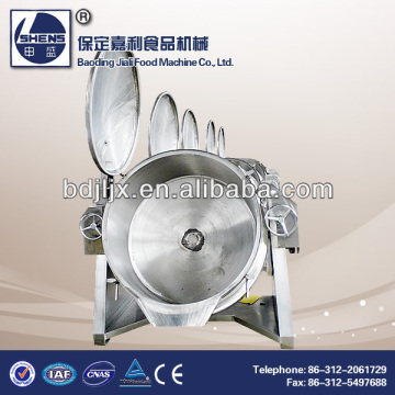 Steam heating tilting kettle tilting cooking pot