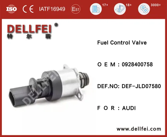 Fuel Pressure Regulator Metering Solenoid Valve 0928400758 for AUDI