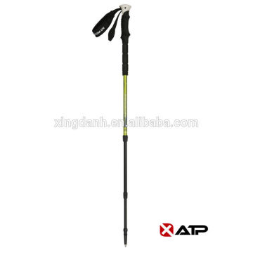 Anti shock long EVA foam grip aluminium 7075 trekking pole