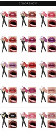 QIBEST Cosmetics Wholesale Matte Red Lipstick