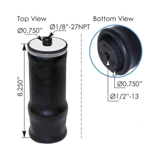 Cabin Air Spring W02-358-7116 for Link 1101-0030 Air Bellow OEM Firestone Air Suspension Spare Part