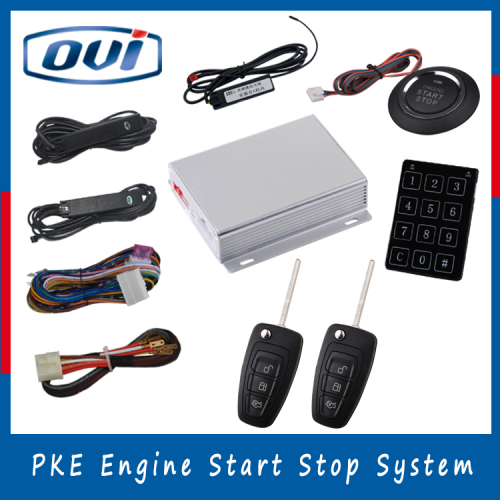 Car Alarm System Remote Starter Keyless Entry 12v Pke Engine Start Stop