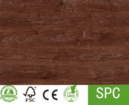 Wood Laminated Floor Click SPC Flooring