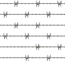 Barbed wire price per meter with galvanized surface