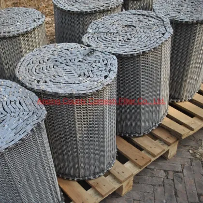 Food industry  stainless steel conveyor belt