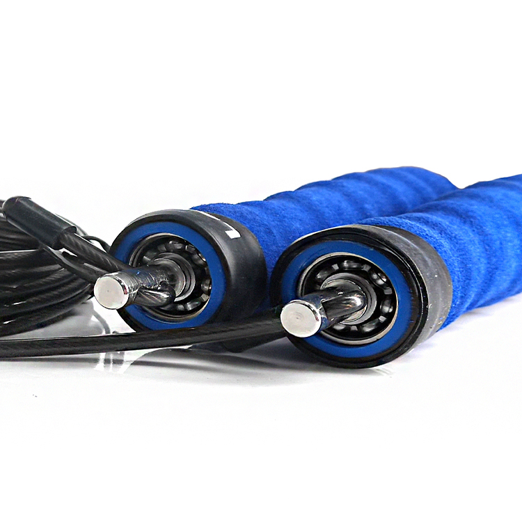 surge long handle high quality retractable plastic pvc leather magnetic jump rope