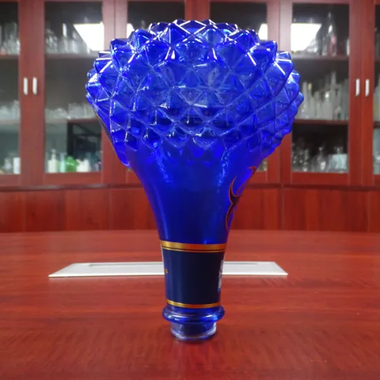 Cork Top 700ML empty glass bottles glass round spray bottle