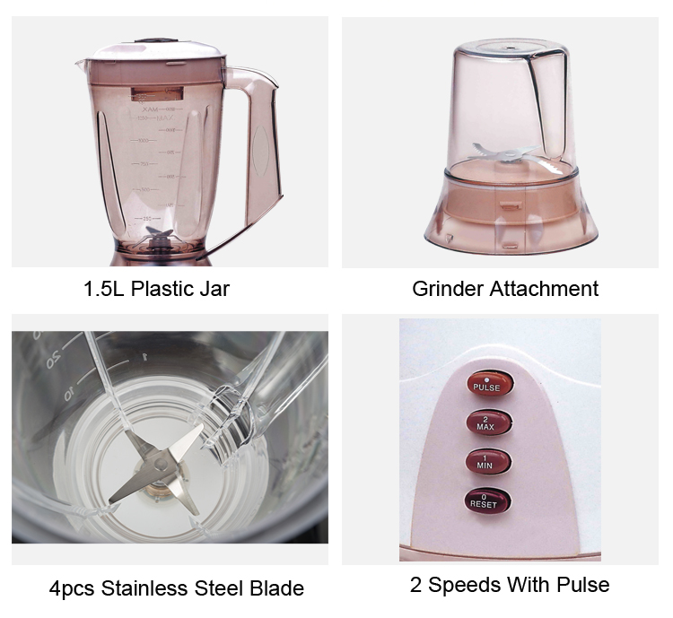 Powerful quiet juicer smoothie maker baby food blender