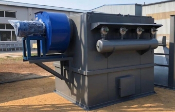 Bin roof dust collector for chemical industry