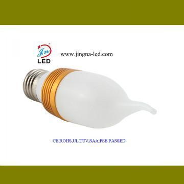 3W E14 Frosted Light LED Candle bulb