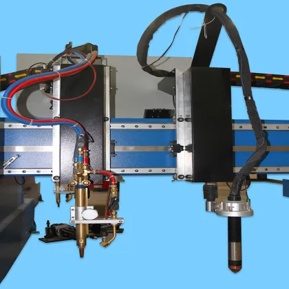 Gantry CNC Plasma Cutting Machine Gantry Plasma Cutting Machine Heavy Duty Gantry Plasma Cutting Machine FIRE-PHOENIX ZD-3040