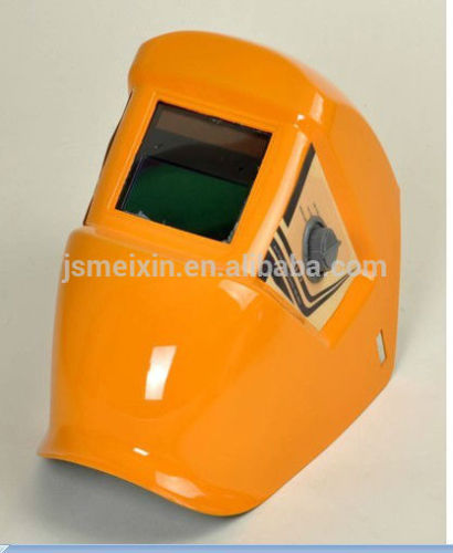 LCD Screen or Black Mirror attached in front of welding helmets