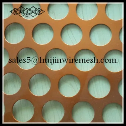huijin factory decorative perforated aluminum sheet