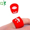 Freak Embossed Logo Smile Silicone Rouge Anneaux