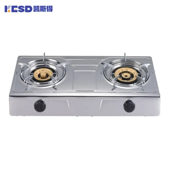 Factory Price Stainless Steel Appliances Kitchen Portable Desktop Cooker 2 Burner Table Gas Stove