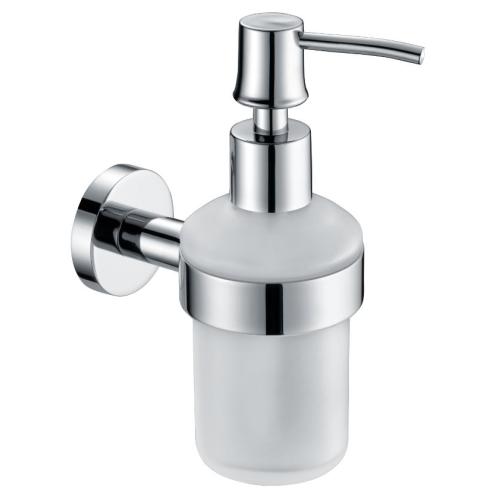 Stainless Steel Soap Dispenser Rack Bathroom Wall Mounted Hotel Hand Liquid Soap Dispenser Factory