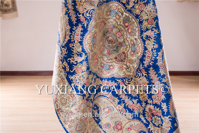 handmade Persian silk carpet rugs