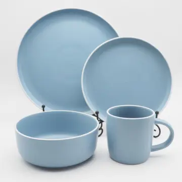 16pcs color glaze stoneware dinner sets, stoneware mixing bowl sets,stoneware cooking sets