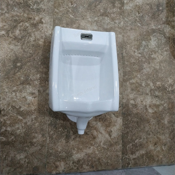 Ceramic Wall-Hung Urinal with Touchless Sensor for Easy Cleaning