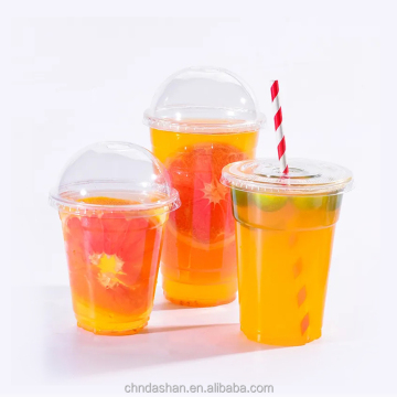 Cuplikan Teh Susu Pet Kaliber Kaliber yang Dapat Disesuaikan dengan Cover Untuk Minuman Dingin dan Kopi