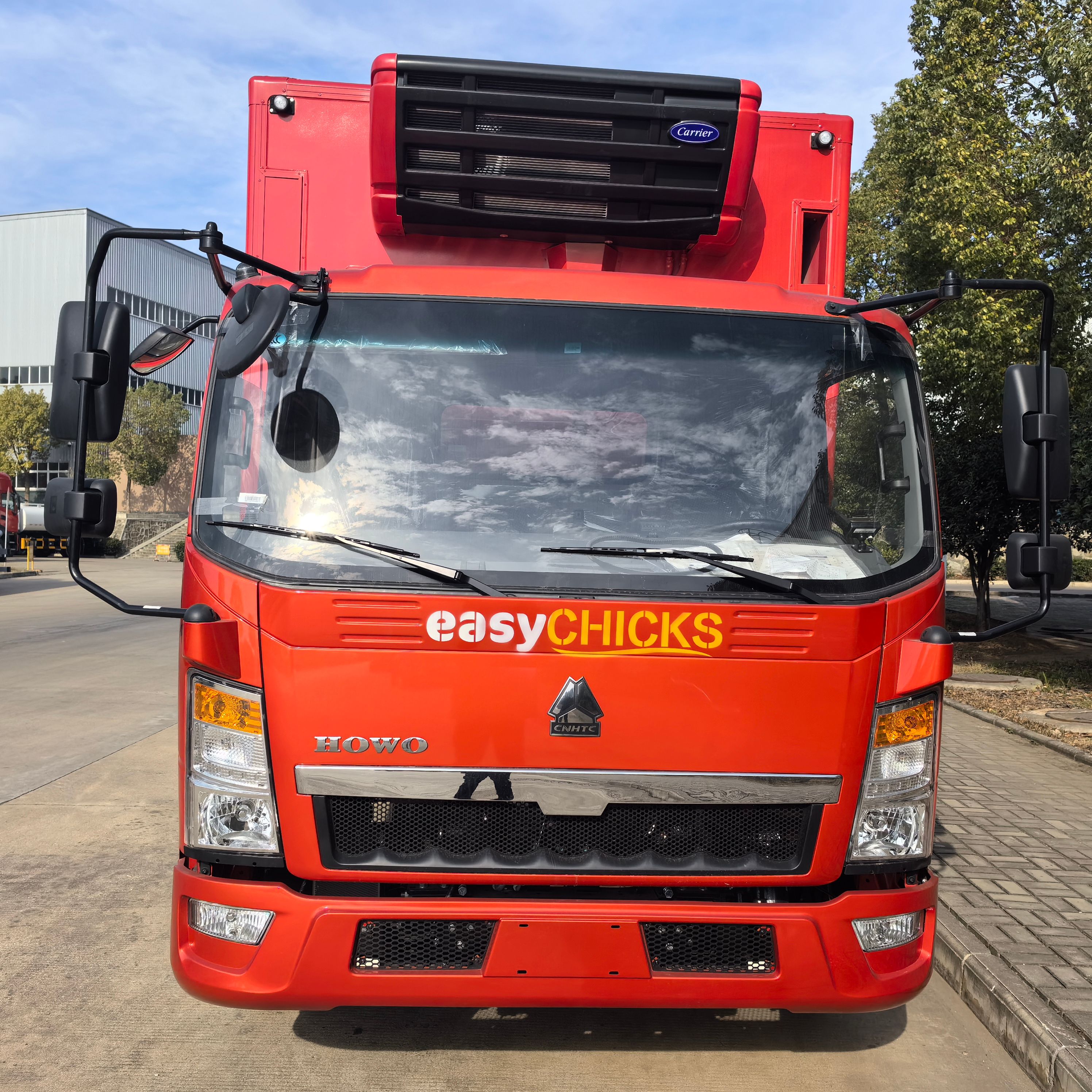 Live Baby Chick Chicken Poultry Delivery Truck