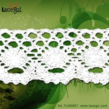 Rigid Cotton Lace Can be made into Fabric