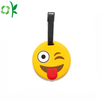 Popular Emoji PVC Luggage Tag for Travel